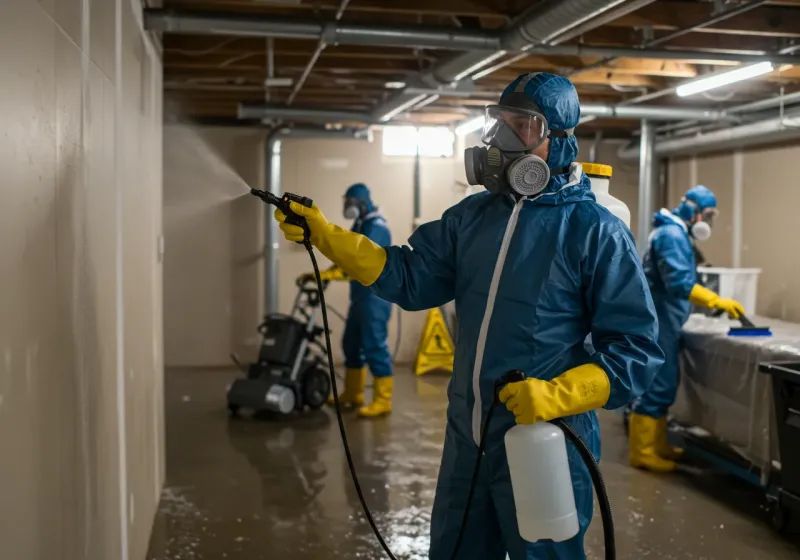 Basement Sanitization and Antimicrobial Treatment process in Pawnee County, NE